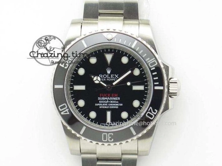 Best Edition Free LV Cover) SA3135( R Green DJF Ceramic SS on Bracelet 116610 1:1 Submariner 0514